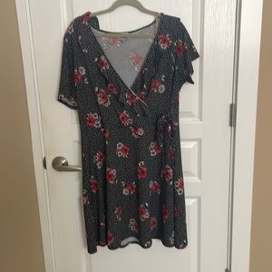 Faux wrap dress - como vintage